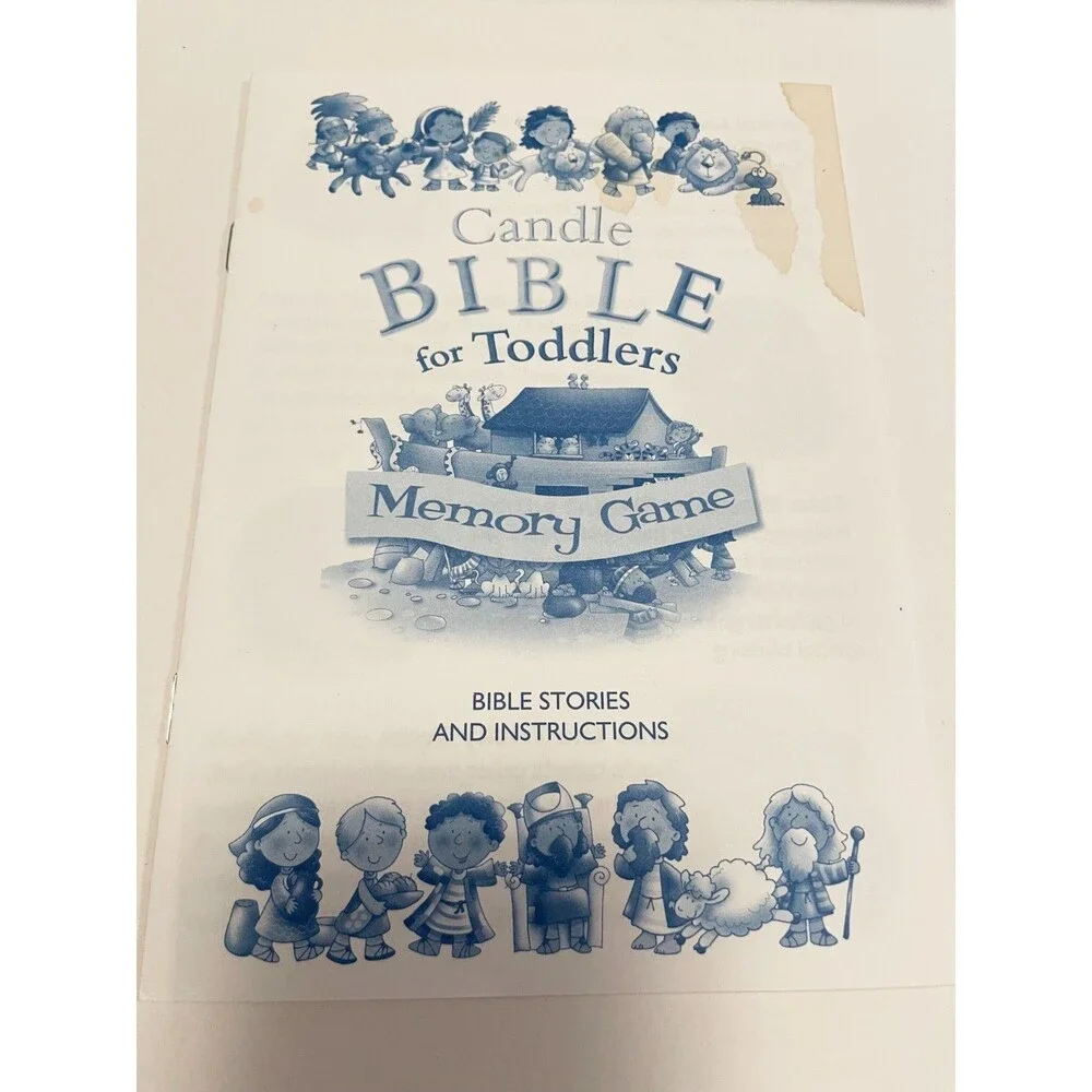 Candle Bible for Toddlers Memory Game 48 Cards Christian Kids Bible Stories 2006